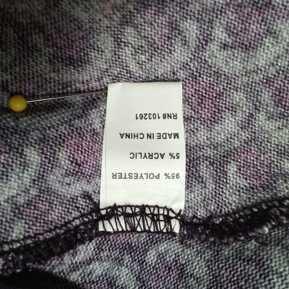 Funky People Purple Green Flare Circle Mini Skirt - Picture 7 of 8